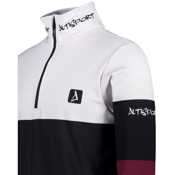  Premium cu hanorac termo funcțional pentru bărbați ALTISPORT VOJ/ALM051TER03 BURGUNDIA 