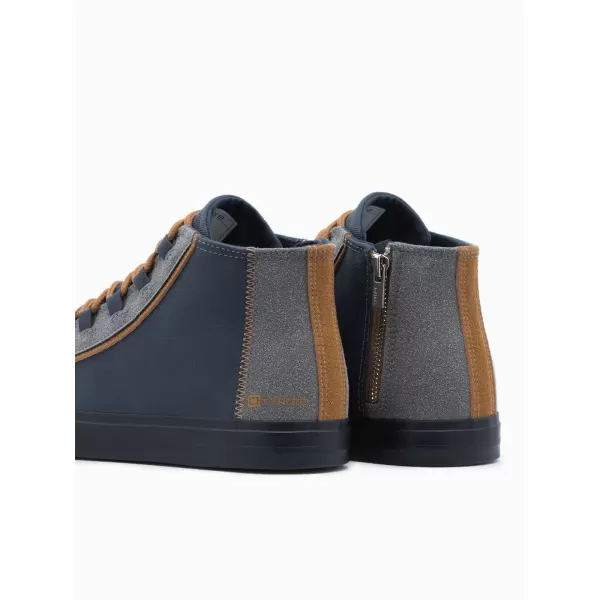  Pantofi pentru bărbați OMBRE OM-FOTH-0140 ALBASTRU MARIN 