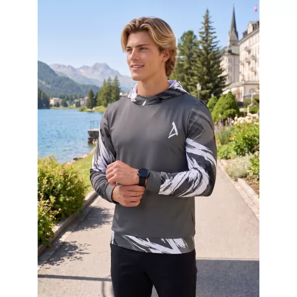  Hanorac funcțional premium pentru bărbați ALTISPORT VOJ/ALM039MI01 GRI 