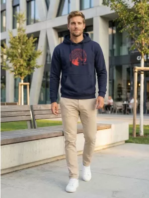 Panoul pentru bărbați ALTISPORT ALM172JN796 SEA -BLUE