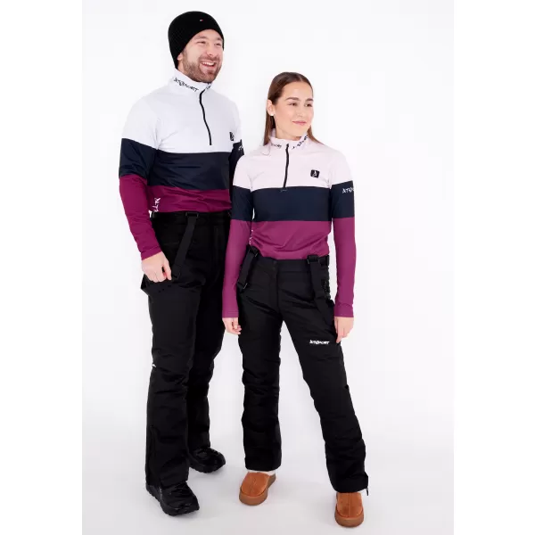  Premium cu hanoracte termo funcțional pentru femei ALTISPORT VOJ/ALW051TER03 BURGUNDIA 