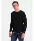 Pulover pentru bărbați OMBRE OM-SWSW-0103 NEGRU