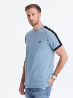 Cămaşă OMBRE S1632 ALBASTRU