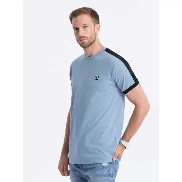  Cămaşă OMBRE S1632 ALBASTRU 
