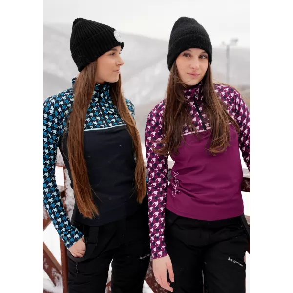  Premium cu hanoracte termo funcțional pentru femei ALTISPORT VOJ/ALW048TER03 VIOLET 