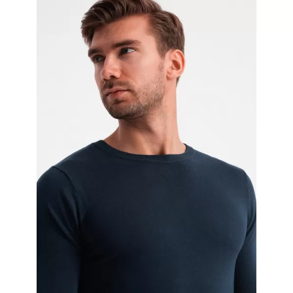  Pulover pentru bărbați OMBRE OM-SWBS-0106 ALBASTRU MARIN 