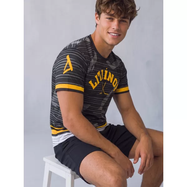  Tricou funcțional premium pentru bărbați ALTISPORT VOJ/ALM046TR01 NEGRU 