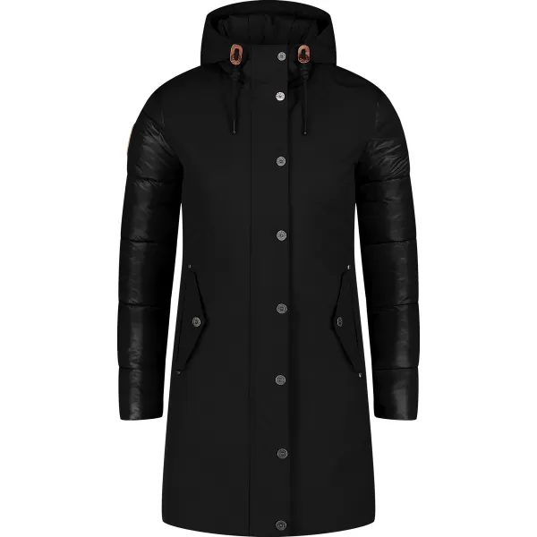  Palton de iarnă de damă NORDBLANC WARMHUG NBWJL8073 NEGRU 