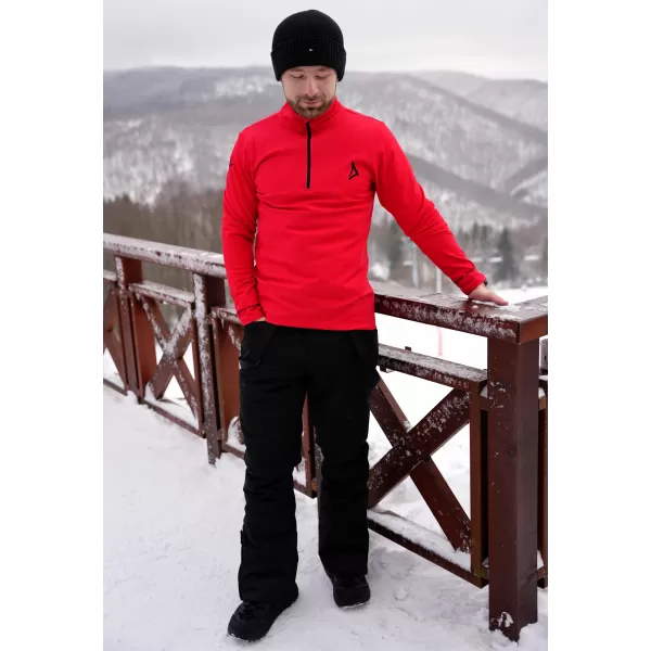  Premium cu hanorac termo funcțional pentru bărbați ALTISPORT VOJ/ALM000TER03 ROŞU 