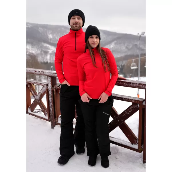  Premium cu hanorac termo funcțional pentru bărbați ALTISPORT VOJ/ALM000TER03 ROŞU 