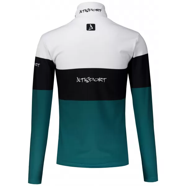  Premium cu hanoracte termo funcțional pentru femei ALTISPORT VOJ/ALW051TER03 ALB -GREEN 