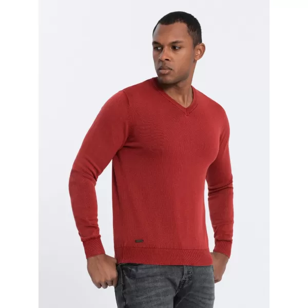  Pulover pentru bărbați OMBRE OM-SWOS-0108 ROŞU 