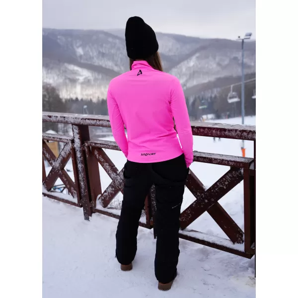  Premium cu hanoracte termo funcțional pentru femei ALTISPORT VOJ/ALW000TER03 FLUO ROZ 