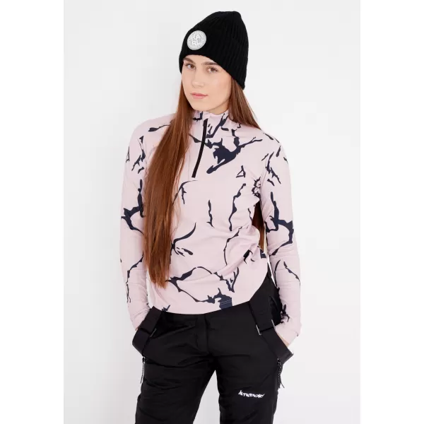  Premium cu hanoracte termo funcțional pentru femei ALTISPORT VOJ/ALW052TER03 MARO 