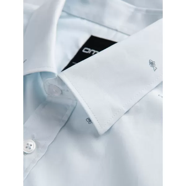  Cămaşă OMBRE OM-SHCS-0156 ALBASTRU 