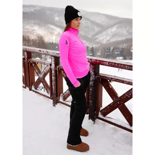  Premium cu hanoracte termo funcțional pentru femei ALTISPORT VOJ/ALW000TER03 FLUO ROZ 