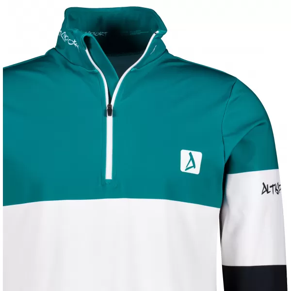  Premium cu hanorac termo funcțional pentru bărbați ALTISPORT VOJ/ALM051TER03 KEROSEN/NEGRU 