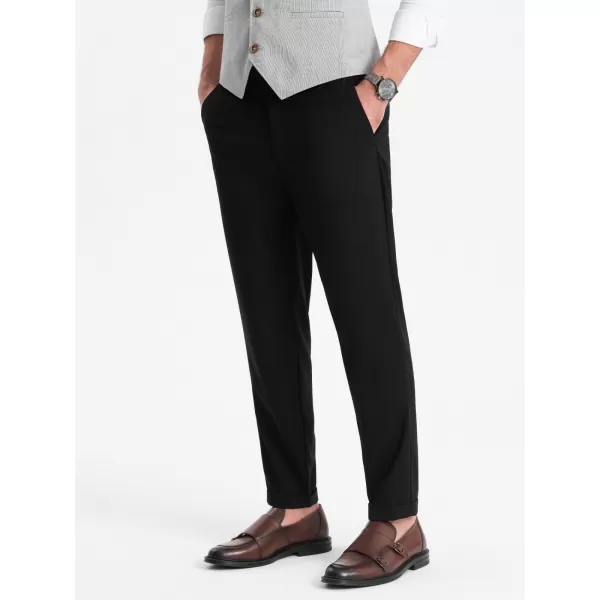  Pantaloni OMBRE OM-PACP-0157 NEGRU 