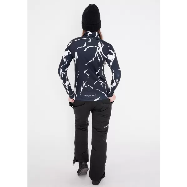  Premium cu hanoracte termo funcțional pentru femei ALTISPORT VOJ/ALW052TER03 NEGRU 