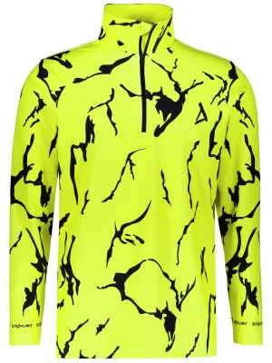 Premium cu hanorac termo funcțional pentru bărbați ALTISPORT VOJ/ALM052TER03 NEON VERDE