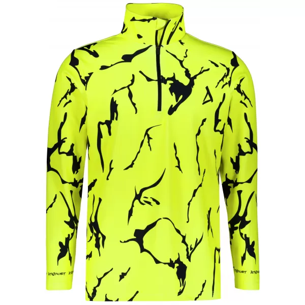  Premium cu hanorac termo funcțional pentru bărbați ALTISPORT VOJ/ALM052TER03 NEON VERDE 