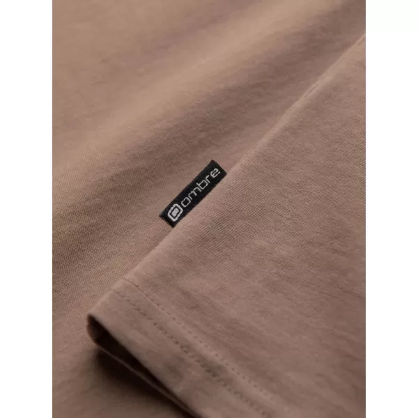  Cămaşă OMBRE OM-TSPT-0166 MARO DESCHIS 