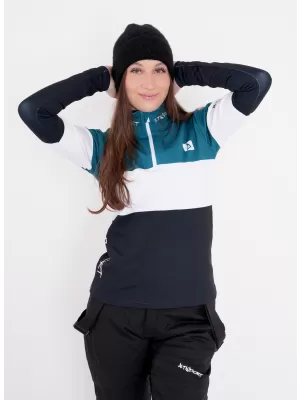Premium cu hanoracte termo funcțional pentru femei ALTISPORT VOJ/ALW051TER03 KEROSEN-NEGRU
