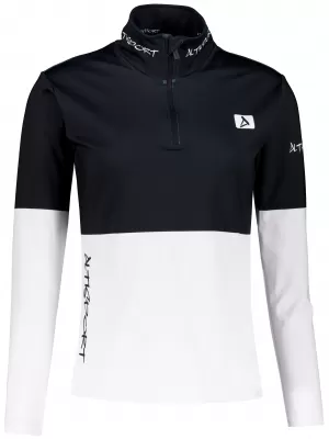 Premium cu hanoracte termo funcțional pentru femei ALTISPORT VOJ/ALW051TER03 ALB -NEGRU