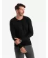 Pulover pentru bărbați OMBRE OM-SWBS-0106 NEGRU