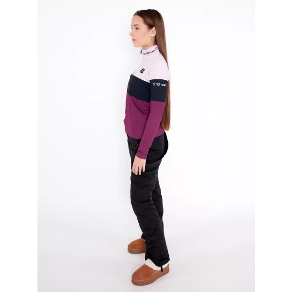  Premium cu hanoracte termo funcțional pentru femei ALTISPORT VOJ/ALW051TER03 BURGUNDIA 