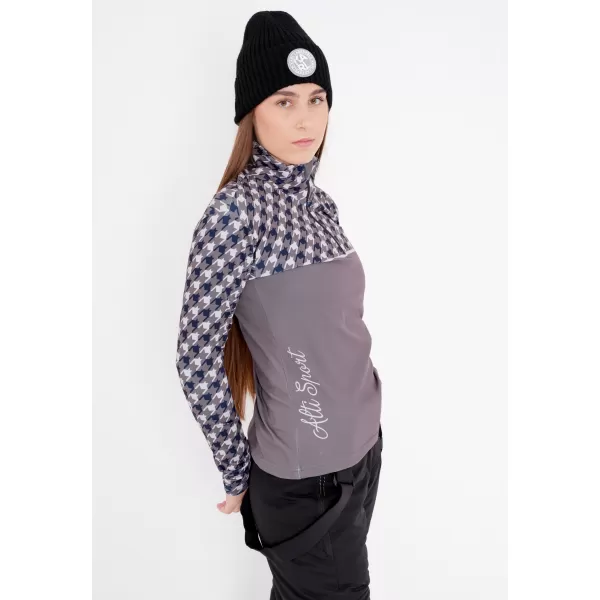  Premium cu hanoracte termo funcțional pentru femei ALTISPORT VOJ/ALW048TER03 GRI 