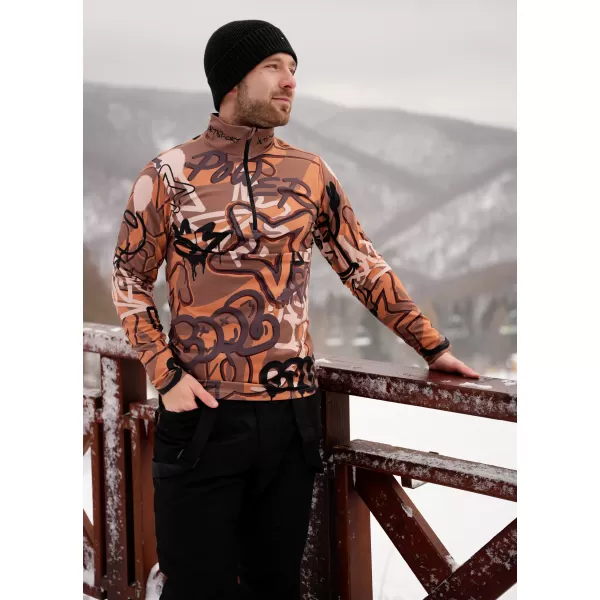  Premium cu hanorac termo funcțional pentru bărbați ALTISPORT VOJ/ALM054TER03 MARO 