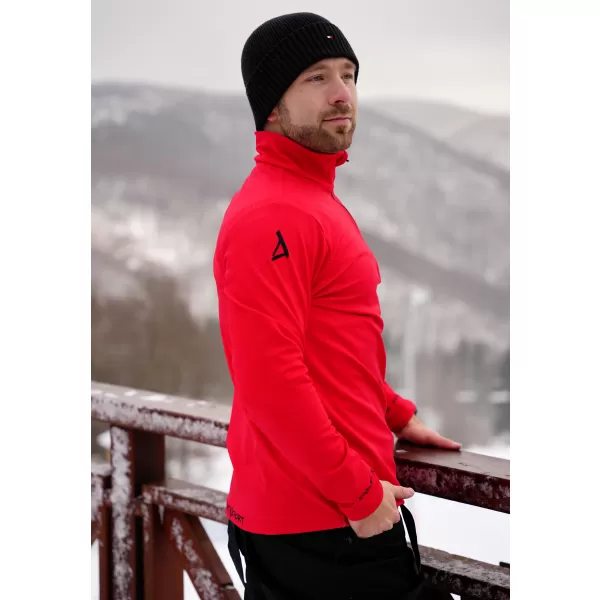  Premium cu hanorac termo funcțional pentru bărbați ALTISPORT VOJ/ALM000TER03 ROŞU 