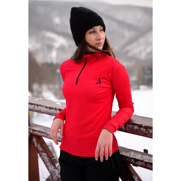  Premium cu hanoracte termo funcțional pentru femei ALTISPORT VOJ/ALW000TER03 ROŞU 