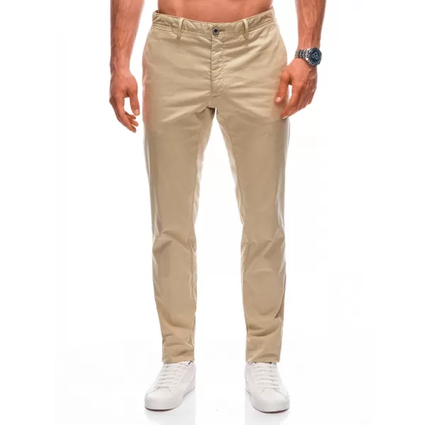  Pantaloni EDOTI P1359 BEJ ÎNTUNECAT 