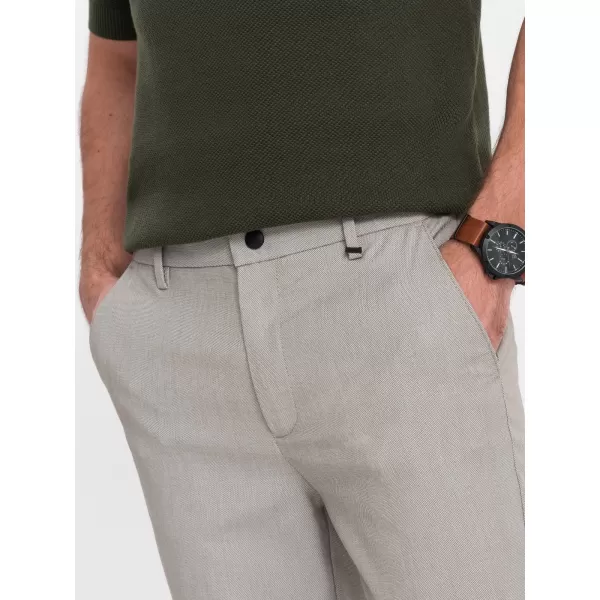  Pantaloni OMBRE OM-PACP-0157 GRI DESCHIS 