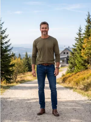 Tricou pentru bărbați BRANDIT BD4205 MĂSLINE