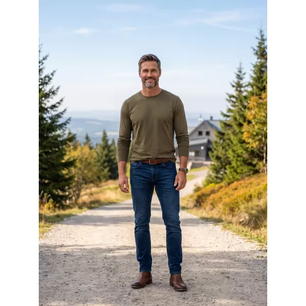  Tricou pentru bărbați BRANDIT BD4205 MĂSLINE 