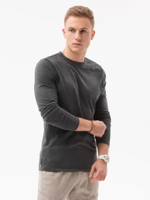 Tricou pentru bărbați cu mânecă lungă OMBRE Z43 MIX 2-PACK GRI