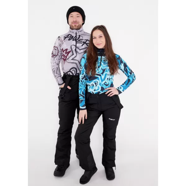  Premium cu hanorac termo funcțional pentru bărbați ALTISPORT VOJ/ALM054TER03 GRI ÎNCHIS 