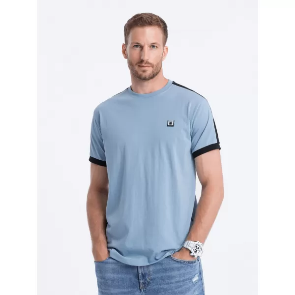  Cămaşă OMBRE S1632 ALBASTRU 
