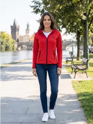 Hanorac sport funcțional de damă ALTISPORT ALW056418 ROŞU