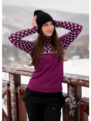 Premium cu hanoracte termo funcțional pentru femei ALTISPORT VOJ/ALW048TER03 VIOLET