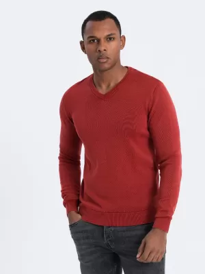 Pulover pentru bărbați OMBRE OM-SWOS-0108 ROŞU