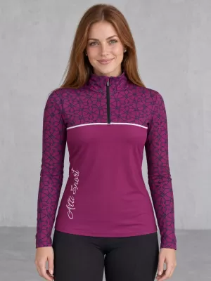 Premium cu hanoracte termo funcțional pentru femei ALTISPORT VOJ/ALW053TER03 VIOLET