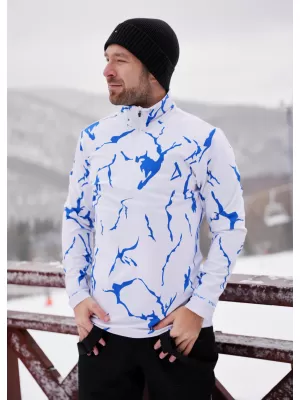 Premium cu hanorac termo funcțional pentru bărbați ALTISPORT VOJ/ALM052TER03 ALB