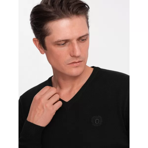  Pulover pentru bărbați OMBRE OM-SWBS-0107 NEGRU 
