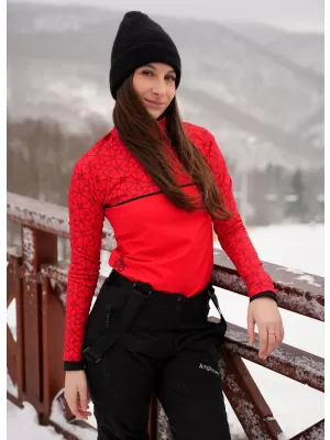 Premium cu hanoracte termo funcțional pentru femei ALTISPORT VOJ/ALW053TER03 ROŞU