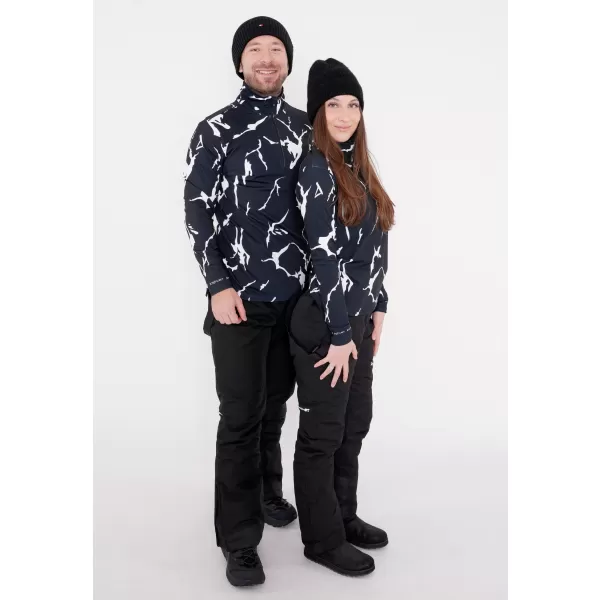  Premium cu hanorac termo funcțional pentru bărbați ALTISPORT VOJ/ALM052TER03 NEGRU 