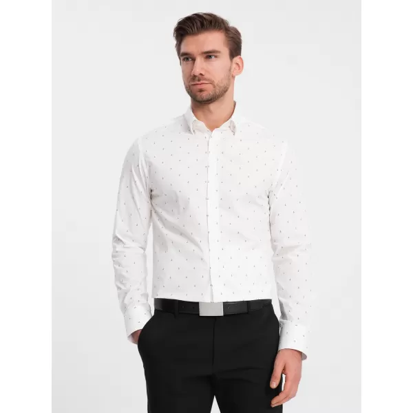  Cămaşă OMBRE OM-SHCS-0156 ALB 